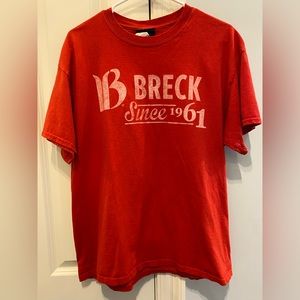 Vintage Breckinridge Breck T Shirt. Red. Size Large